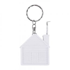 LLAVERO FLEXOMETRO CASITA personalizada